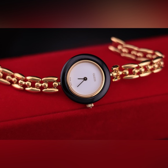 Gucci Accessories - Vintage 1990s Gucci Interchangable Bezel 11/12.2 Women Watch
Rice Link Bracelet